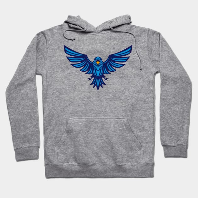 Blue Eagle Logo Hoodie by AnotherOne